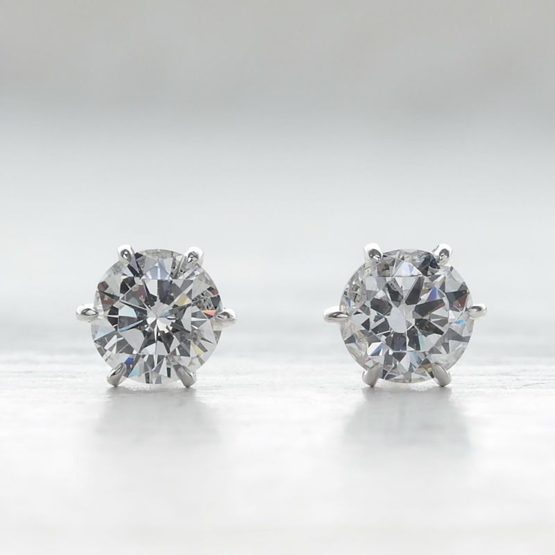 【ピアス】ラウンドカット・6ポイント・0.3ct ・GP0643T_030(pierce)│ネクストジュエリー│通販　リフォーム　オーダー　 ラボグロウンダイヤモンド