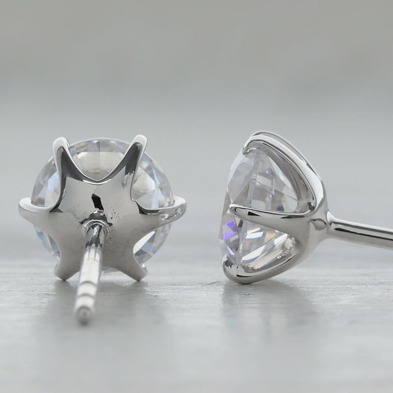 A ダイヤモンド 1g ピアス(両耳用) 高品質 ラウンドカット ピアス】ラウンドカット・6ポイント・1ct ・GP0643T_100(pierce